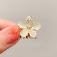 Sweet Butterfly Alloy Plating Inlay Artificial Pearls Rhinestones Hair Claws sku image 22