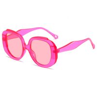 Casual Basic Retro Solid Color Pc Round Frame Full Frame Women's Sunglasses sku image 6