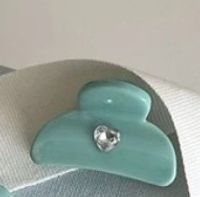 Sweet Semicircle Heart Shape Acetic Acid Sheets Plating Inlay Artificial Gemstones Hair Claws sku image 2