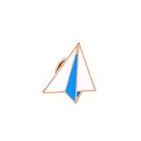 Preppy Style Paper Airplane Pencil Windmill Alloy Metal Enamel Stoving Varnish Plating Women's Brooches sku image 1