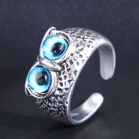 Retro Owl Alloy Men's Open Ring main image 4