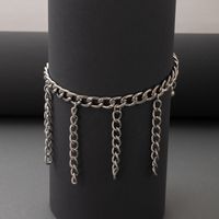 Hip-hop Geometric Letter Alloy Wholesale Anklet main image 4