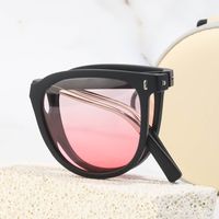 Casual Solid Color Tac Cat Eye Full Frame Women's Sunglasses main image 1