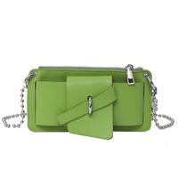 Women's Small Summer Pu Leather Classic Style Square Bag main image 5