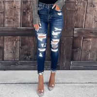 Women's Daily Streetwear Solid Color Full Length Jeans main image 3