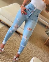 Women's Daily Street Streetwear Solid Color Full Length Jeans main image 7