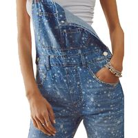 Women's Holiday Streetwear Solid Color Full Length Jeans Overalls main image 2