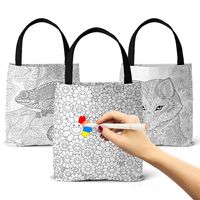 Kid's Women's Basic Flower Polyester Shopping Bags main image 2