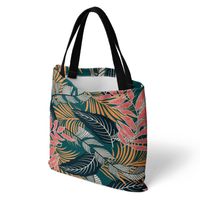 Women's Vintage Style Plant Canvas Shopping Bags main image 3