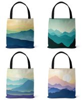 Women's Vintage Style Landscape Canvas Shopping Bags main image 4