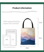 Women's Vintage Style Landscape Canvas Shopping Bags main image 5