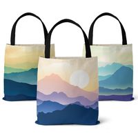 Women's Vintage Style Landscape Canvas Shopping Bags main image 2