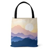 Femmes Style Vintage Paysage Toile Sac De Courses main image 6