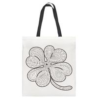 Kid's Women's Basic Flower Polyester Shopping Bags sku image 2