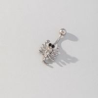 Wholesale Punk Skull Stainless Steel Belly Ring main image 1
