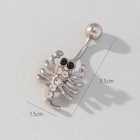 Wholesale Punk Skull Stainless Steel Belly Ring main image 6