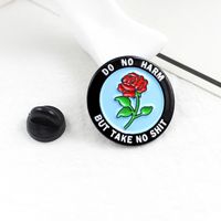 Cute Rose Bee Butterfly Alloy Enamel Unisex Brooches main image 3