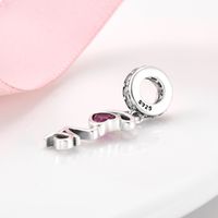 Simple Style Heart Shape Sterling Silver Inlay Zircon Jewelry Accessories main image 4