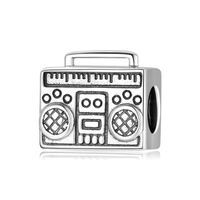 Simple Style Radio Camera Notes Sterling Silver Jewelry Accessories sku image 7
