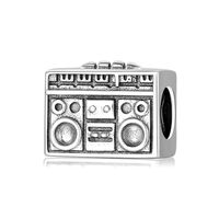 Simple Style Radio Camera Notes Sterling Silver Jewelry Accessories sku image 8