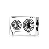 Simple Style Radio Camera Notes Sterling Silver Jewelry Accessories sku image 6