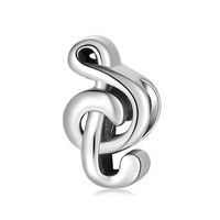 Simple Style Radio Camera Notes Sterling Silver Jewelry Accessories sku image 2