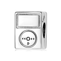 Simple Style Radio Camera Notes Sterling Silver Jewelry Accessories sku image 9