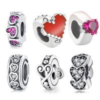 Retro Heart Shape S925 Silver Inlay Zircon Jewelry Accessories main image 1
