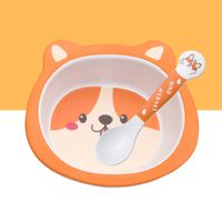 Cute Animal Cartoon Bamboo Fibre Bowl Spoon sku image 16