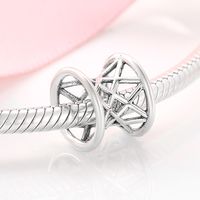 Retro Round Flower Sterling Silver Epoxy Inlay Zircon Jewelry Accessories main image 5