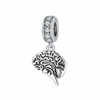 Retro Cross Heart Sterling Silver Inlay Zircon Pendants Jewelry Accessories sku image 6