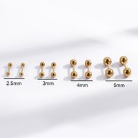 1 Pair Ear Cartilage Rings & Studs Simple Style Geometric 316 Stainless Steel  Plating main image 1