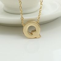 Fashion Alloy 26 Letter Necklace Nhdp154401 sku image 7