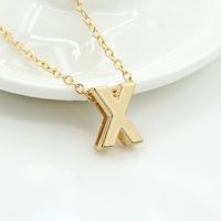 Fashion Alloy 26 Letter Necklace Nhdp154401 sku image 10