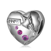 Casual Letter Heart Shape Sterling Silver Plating Jewelry Accessories sku image 17