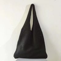 Women's Basic Solid Color Polyester Shopping Bags sku image 1