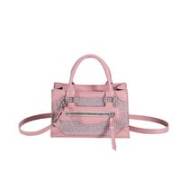 Women's Pu Leather Solid Color Streetwear Square Zipper Shoulder Bag Handbag Crossbody Bag main image 4