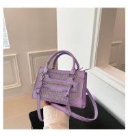 Women's Pu Leather Solid Color Streetwear Square Zipper Shoulder Bag Handbag Crossbody Bag sku image 4
