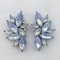 1 Pair Glam Geometric Alloy Inlay Artificial Crystal Resin Women's Drop Earrings sku image 9