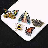 Retro Butterfly Alloy Enamel Unisex Brooches main image 1