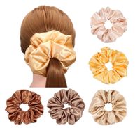 Style Simple Couleur Unie Chiffon Fait Main Attache-cheveux main image 2