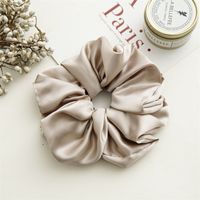 Simple Style Solid Color Cloth Handmade Hair Tie sku image 4