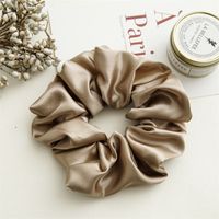 Simple Style Solid Color Cloth Handmade Hair Tie sku image 1