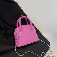 Women's All Seasons Pu Leather Fashion Shoulder Bag Handbag Dome Bag sku image 1