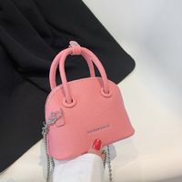 Women's All Seasons Pu Leather Fashion Shoulder Bag Handbag Dome Bag sku image 3