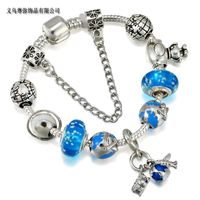 1 Piece Fashion Flower Sterling Silver Inlay Artificial Gemstones Bracelets sku image 7