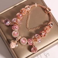1 Piece Fairy Style Leaf Crown Flower Artificial Crystal Plating Women's Bracelets main image 3