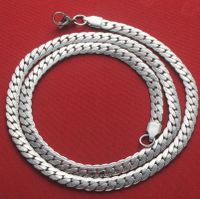 Fashion Waves Titanium Steel Chain Men's Necklace sku image 8