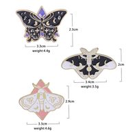 Fashion Bee Butterfly Alloy Metal Spray Paint Enamel Plating Unisex Brooches main image 4