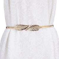 Casual Leaf Metal Plating Women's Chain Belts 1 Piece main image 5
